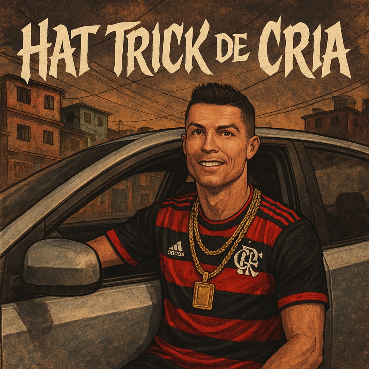 HAT TRICK DE CRIA - Single by DJ Lucas Oliveira, MC Bocão & Audio Original Produtora album cover