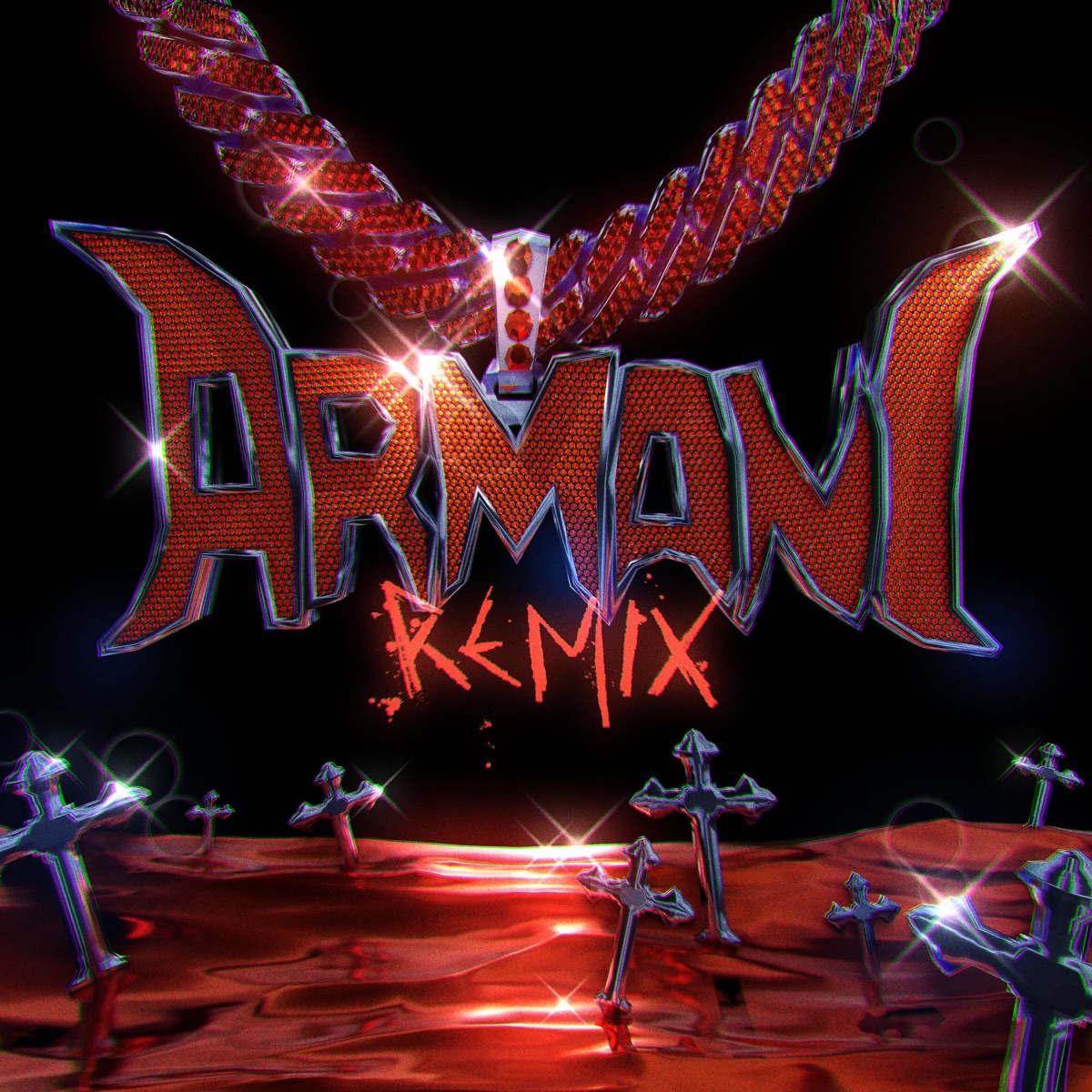 Armani (Remix) [feat. 777, Kzador & Kid Punxa] - Single by Gezzy, Caffu & Mande album cover