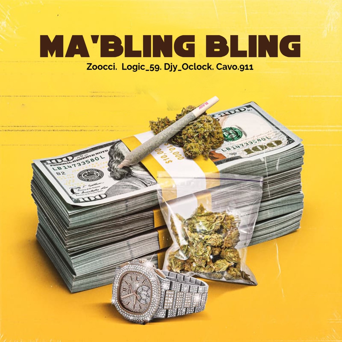 MA'BLING BLING - Single by Zoocci, Djy_Oclock, Logic_59 & Cavo.911 album cover