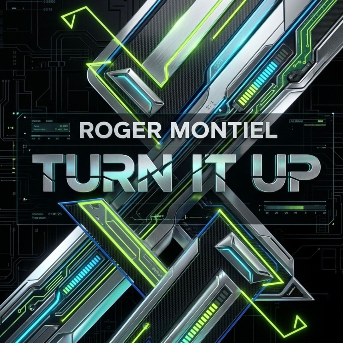 TURN IT UP - Single by Roger Montiel album cover