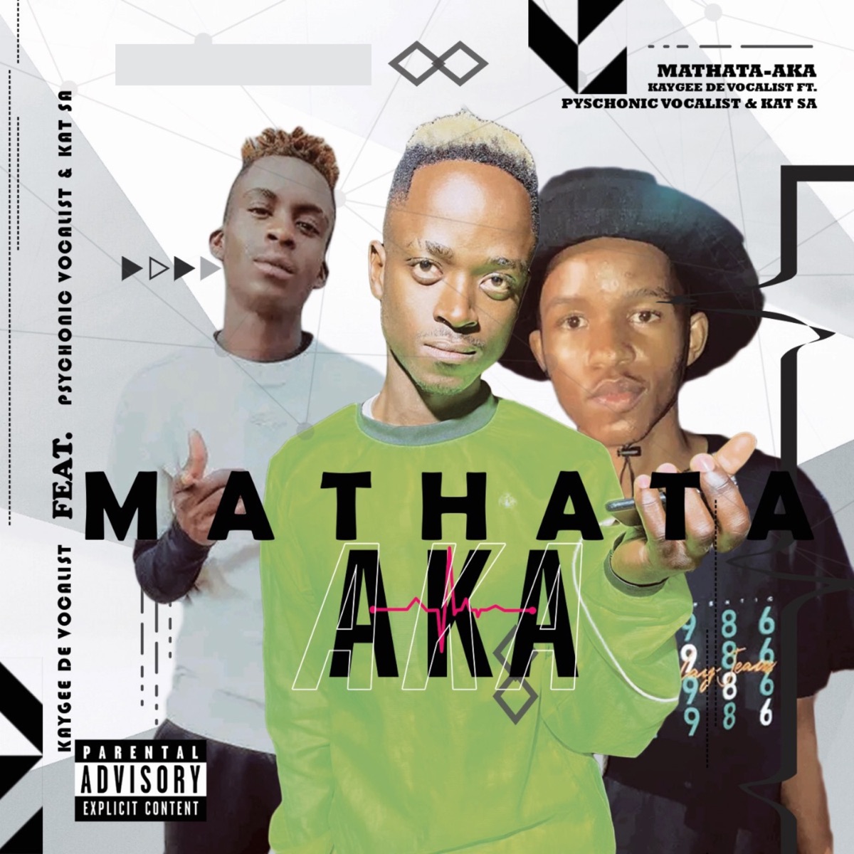 Mathata_aka_ (Radio Edit) [feat. Psychonic Vocalist & kat Sa] - Single by Kaygee De Vocalist album cover