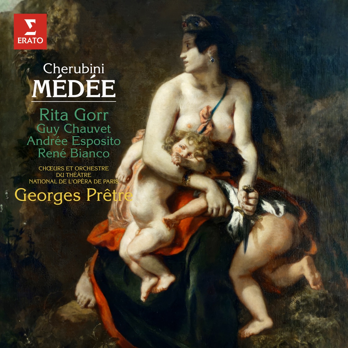 Cherubini: Médée by René Bianco, Chœurs de l'Opéra national de Paris, Andree Esposito, Georges Prêtre, Rita Gorr, Paris Opera Orchestra & Guy Chauvet album cover