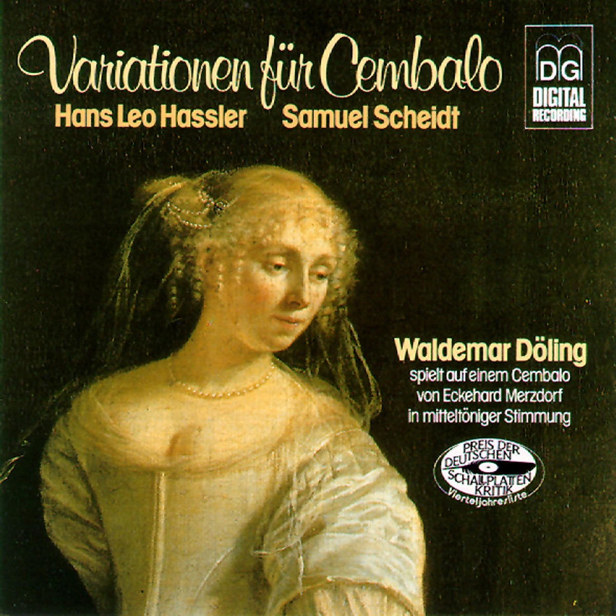 Hassler & Scheidt: Variationen für Cembalo by Waldemar Döling album cover