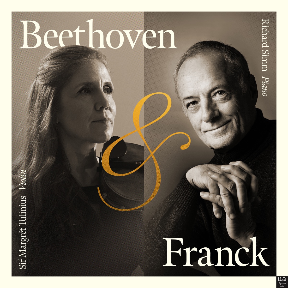 Beethoven: Violin Sonata No. 9 in A Major, Op. 47 "Kreutzer" - C. Franck: Violin Sonata in A Major, FWV 8 by Sif Margrét Tulinius & Richard Simm album cover