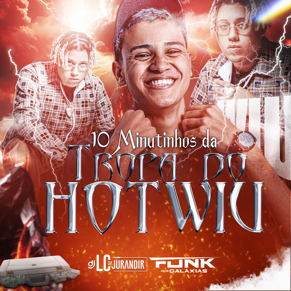 10 Minutinhos da Tropa do Hotwiu (feat. Mc Nick, MC Negritin, MC Leon, Mc RF, MAGRIM BEAT, Mc Thiaguinho da Inglaterra, mc pl alves, Mc Bala 7, Mc Monik do pix & Mc Lysa) - EP by DJ LC DA JURANDIR album cover