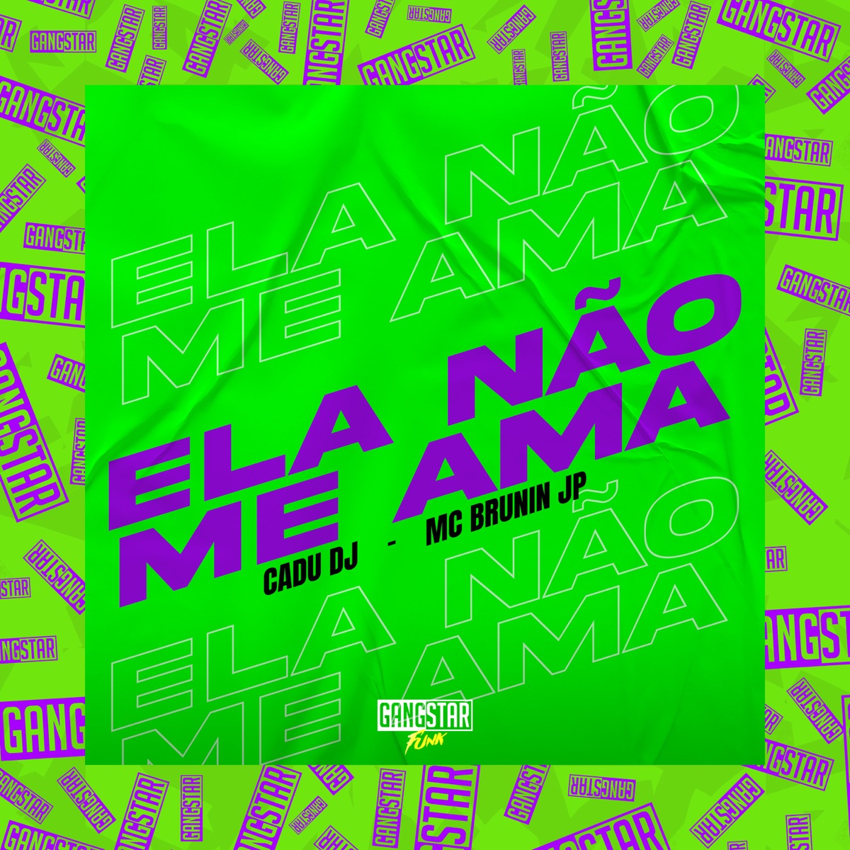 Ela Não Me Ama - Single by Cadu DJ, Mc Brunin JP & Gangstar Funk album cover