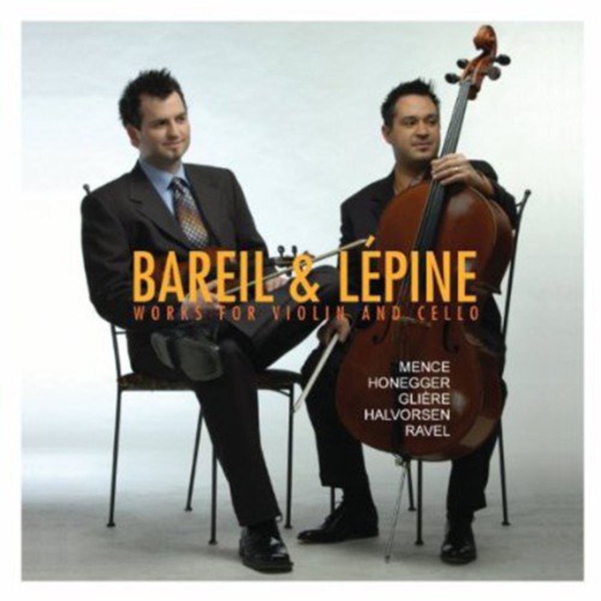 Bareil & Lépine, Works for violin and cello (with Antoine Bareil) by Sebastien Lepine album cover