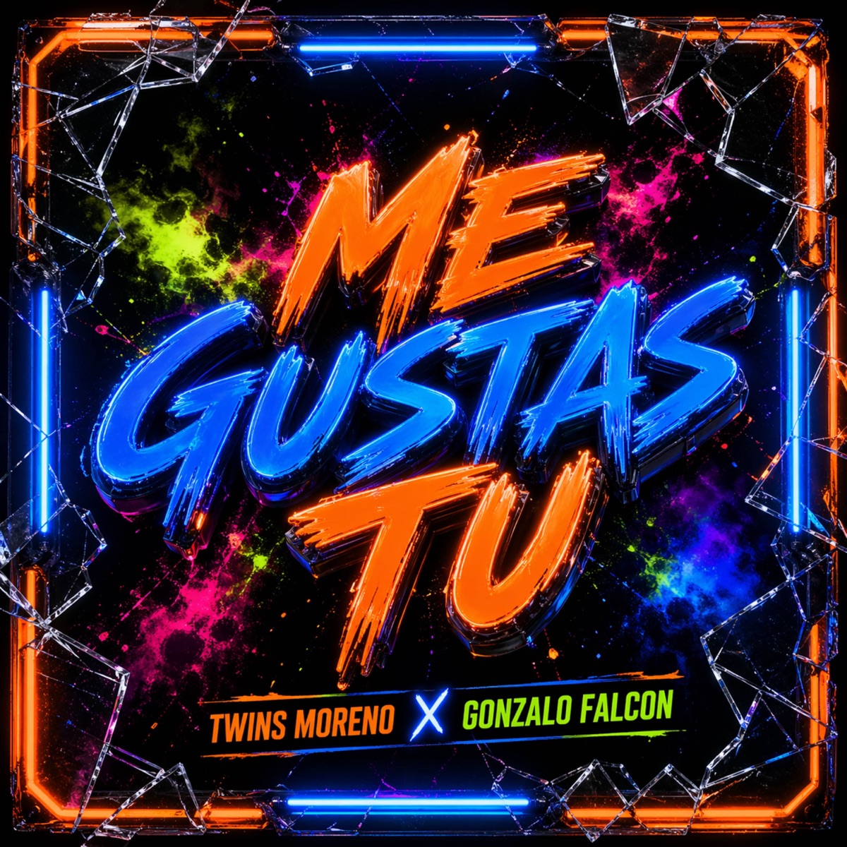 Me Gustas Tu - Single by Gonzalo Falcón & TWINS MORENO album cover