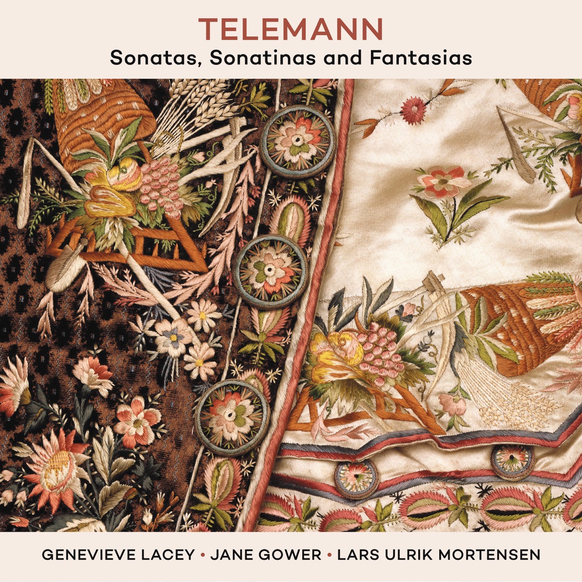 Telemann: Sonatas, Sonatinas and Fantasias by Jane Gower, Lars Ulrik Mortensen & Genevieve Lacey album cover