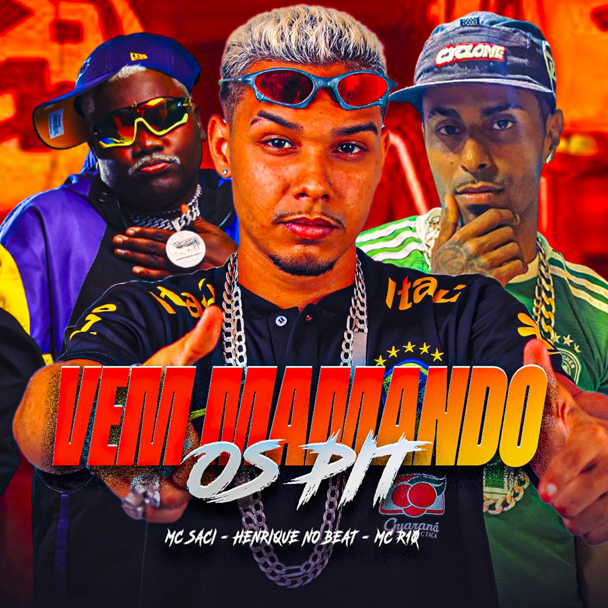 Vem Mamando os Pit (feat. MC Saci) - Single by Henrique no Beat & Mc R10 album cover