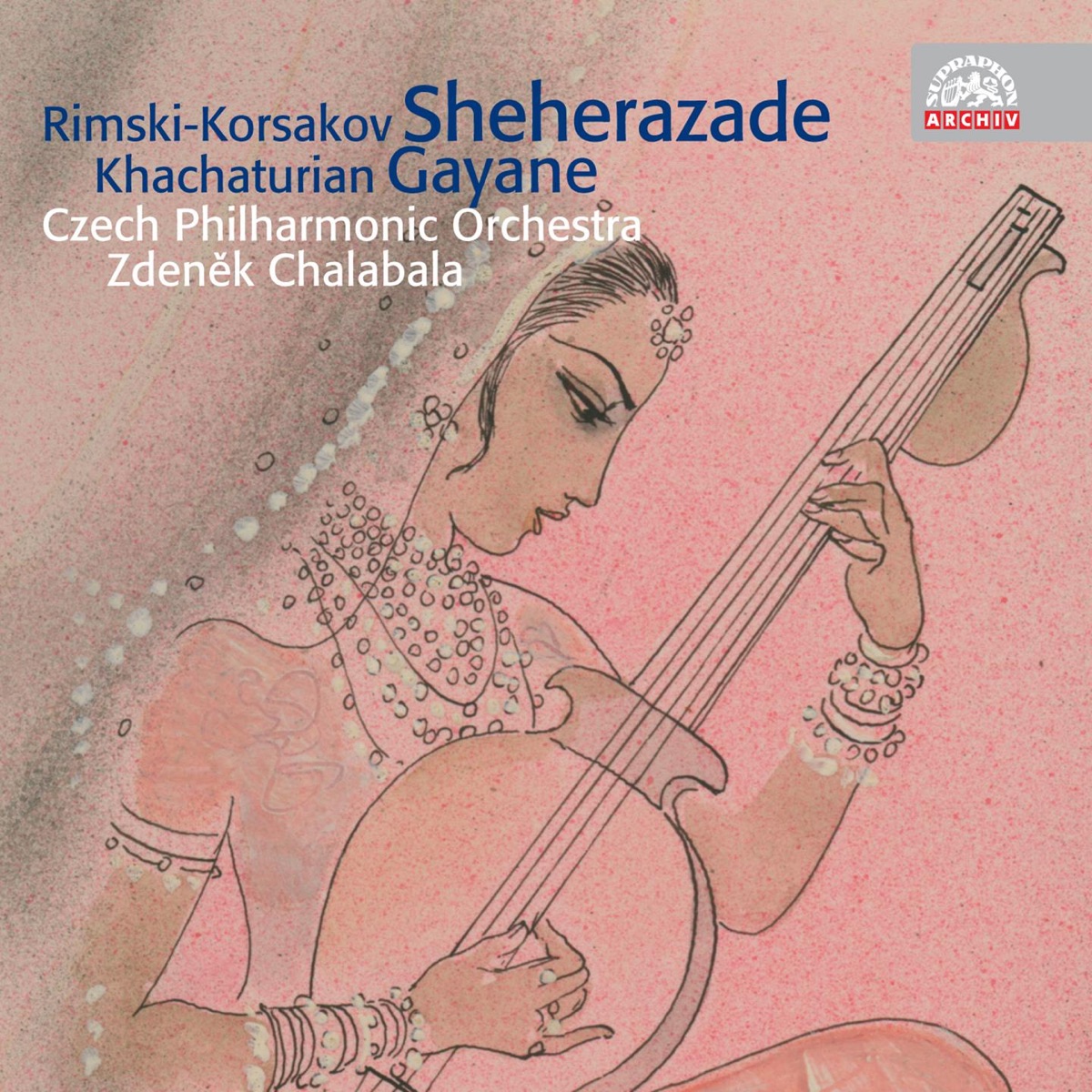 Rimsky-Korsakov: Sheherazade - Khachaturian: Gayane by Zdeněk Chalabala & Czech Philharmonic album cover