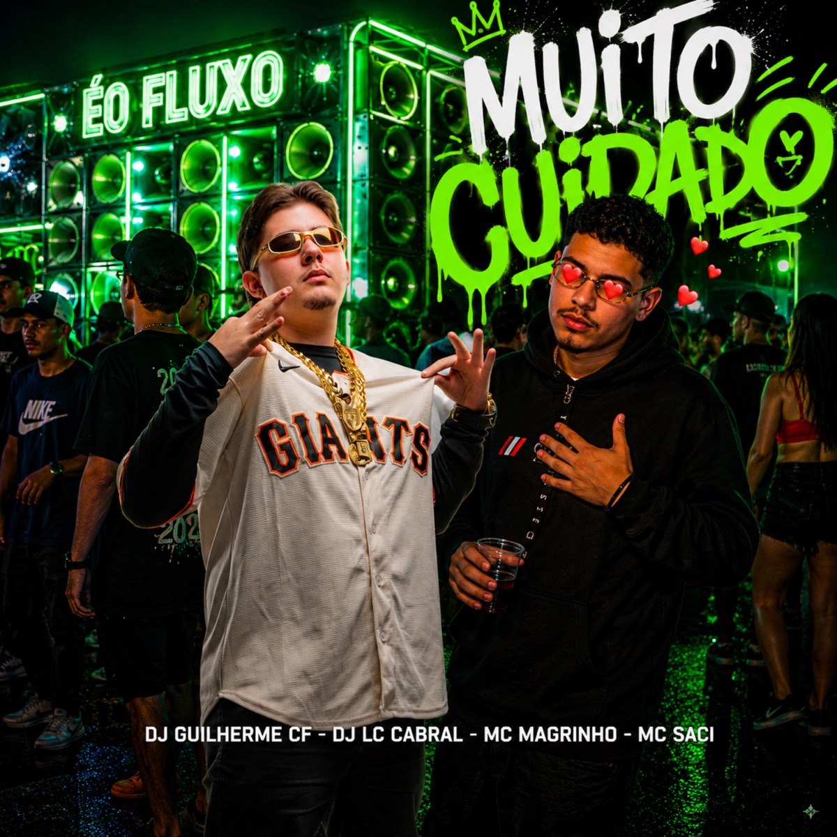 Muito Cuidado - Single by Dj Guilherme CF, DJ LC CABRAL, MC Saci & Mc Magrinho album cover