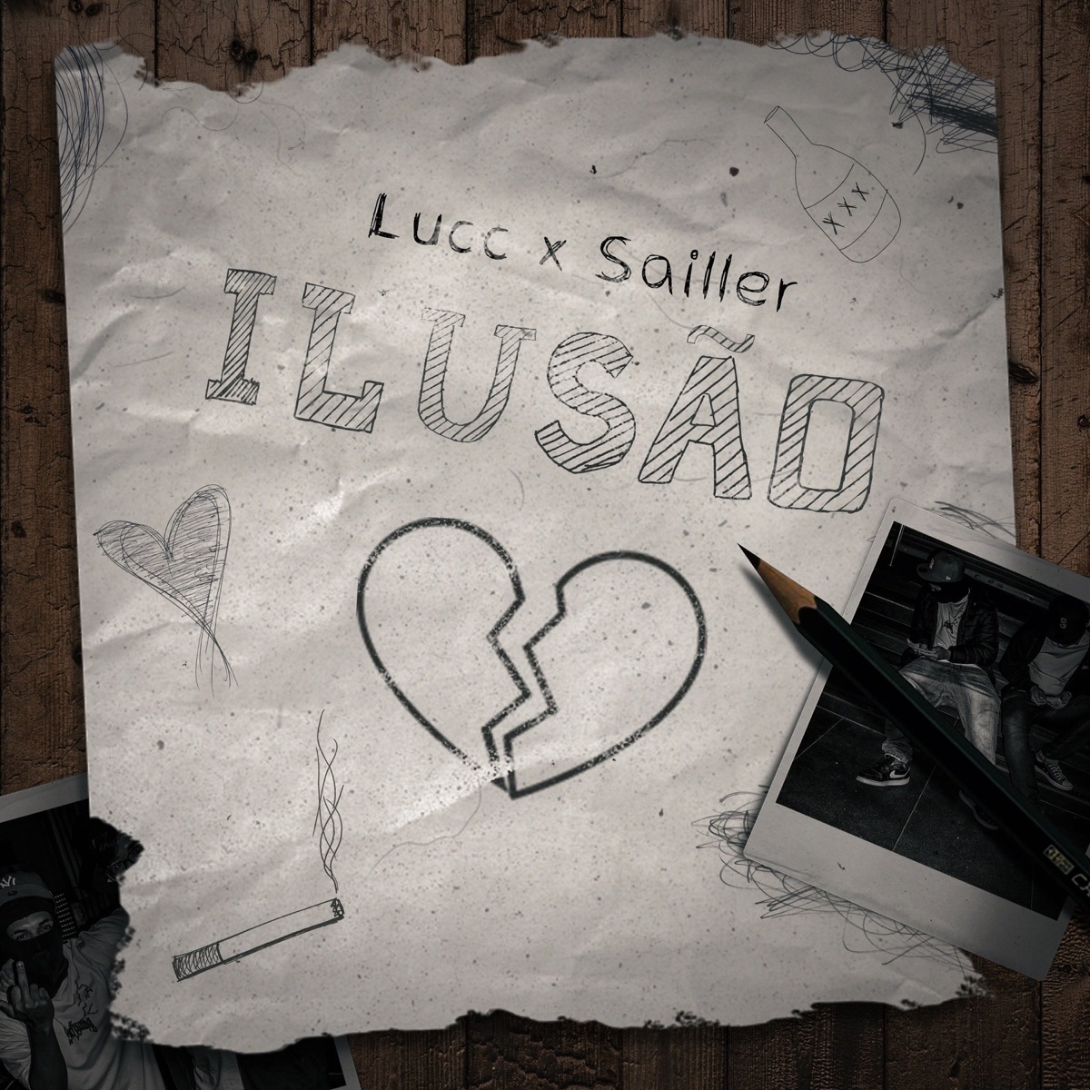 Ilusão - Single by Lucc & Sailler Yg album cover