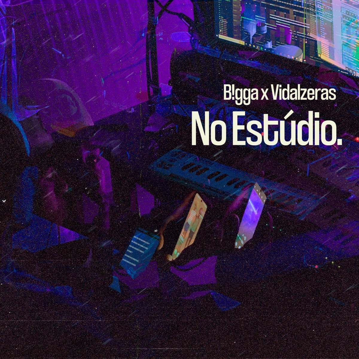 No Estúdio - Single by B!gga & vidalzeras album cover