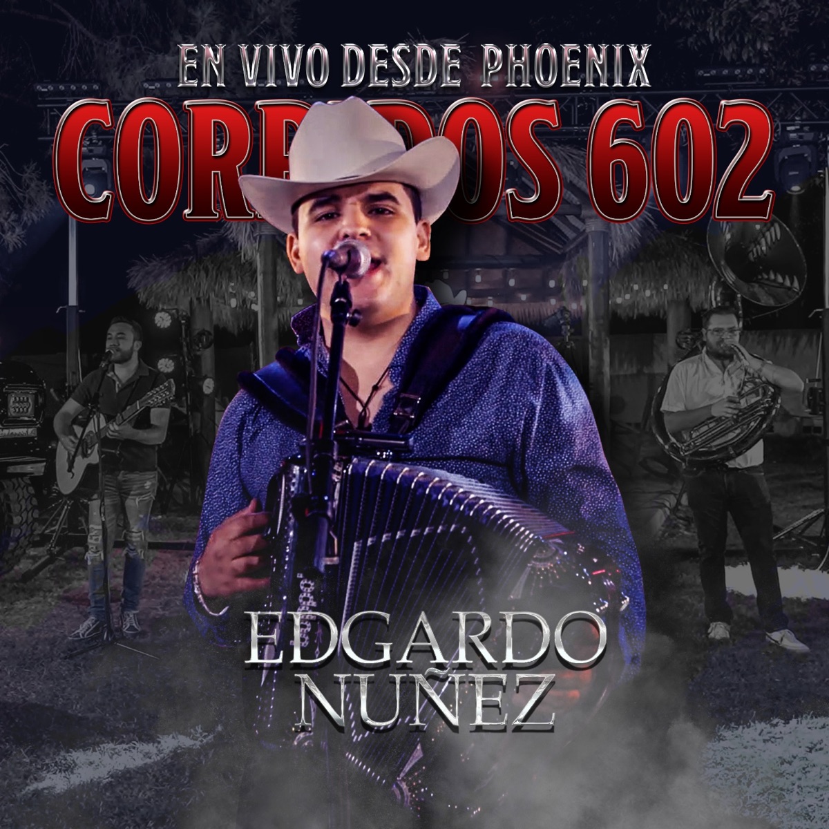 Corridos 602 (Ao Vivo) by Edgardo Nuñez album cover
