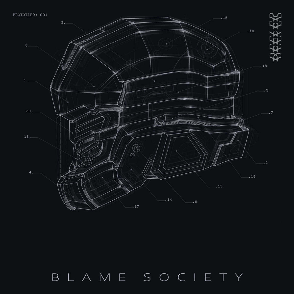 Blame Society - Single by Deeler album cover