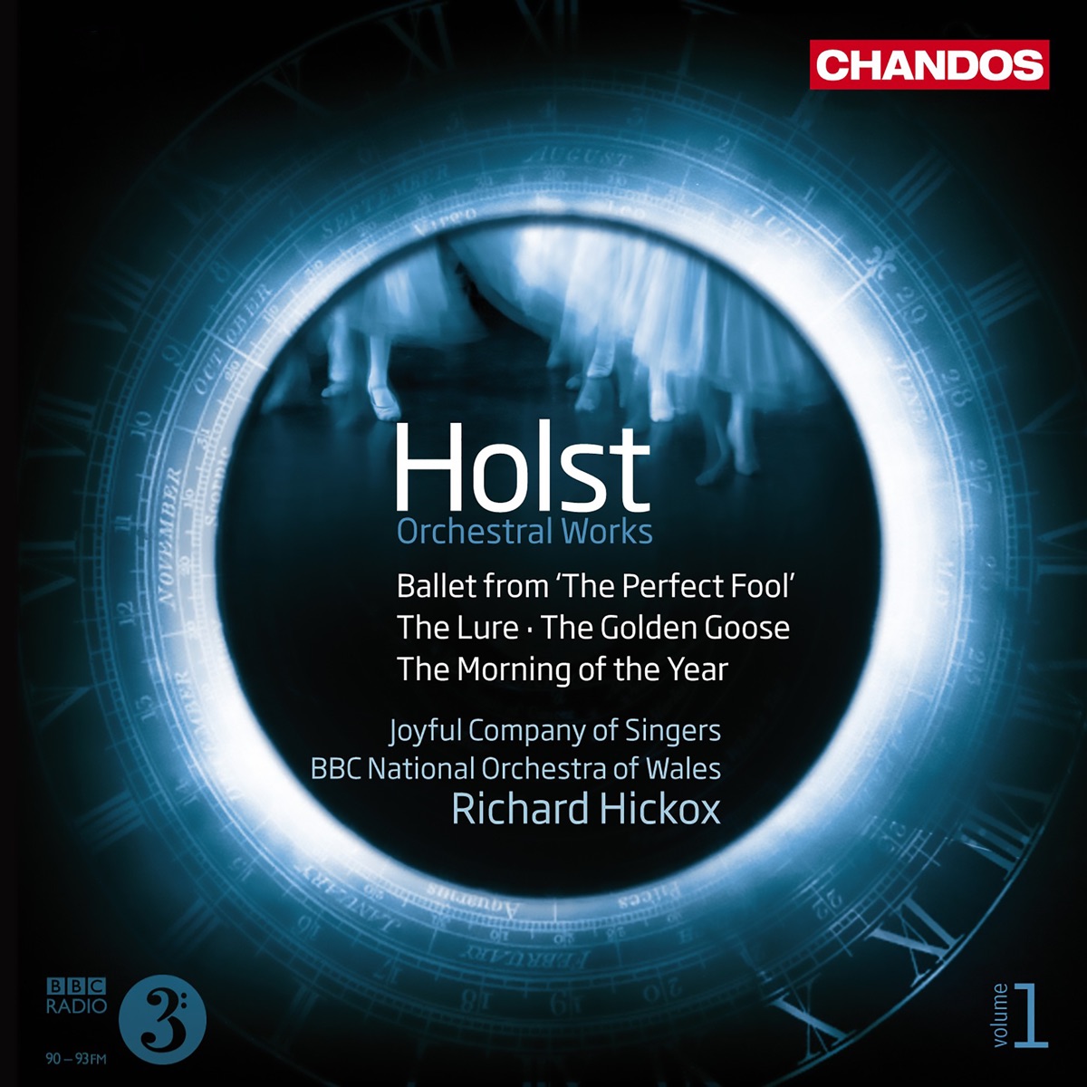 Holst: Orchestral Works, Vol. 1 by Richard Hickox, BBC National Orchestra of Wales & Joyful Company of Singers album cover
