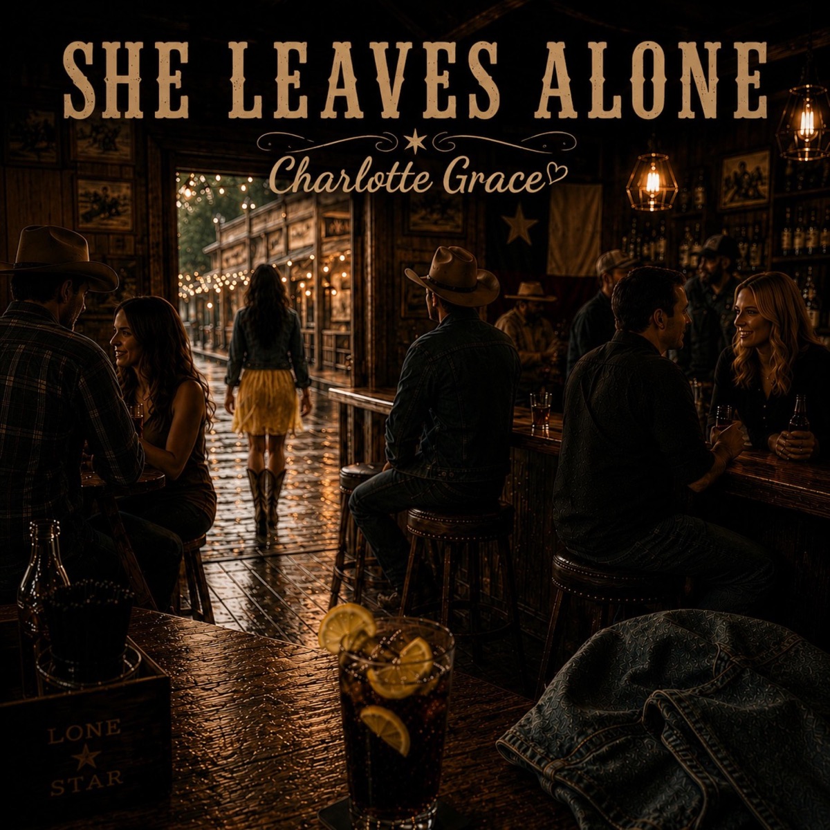 She Leaves Alone - Single by Charlotte Grace album cover