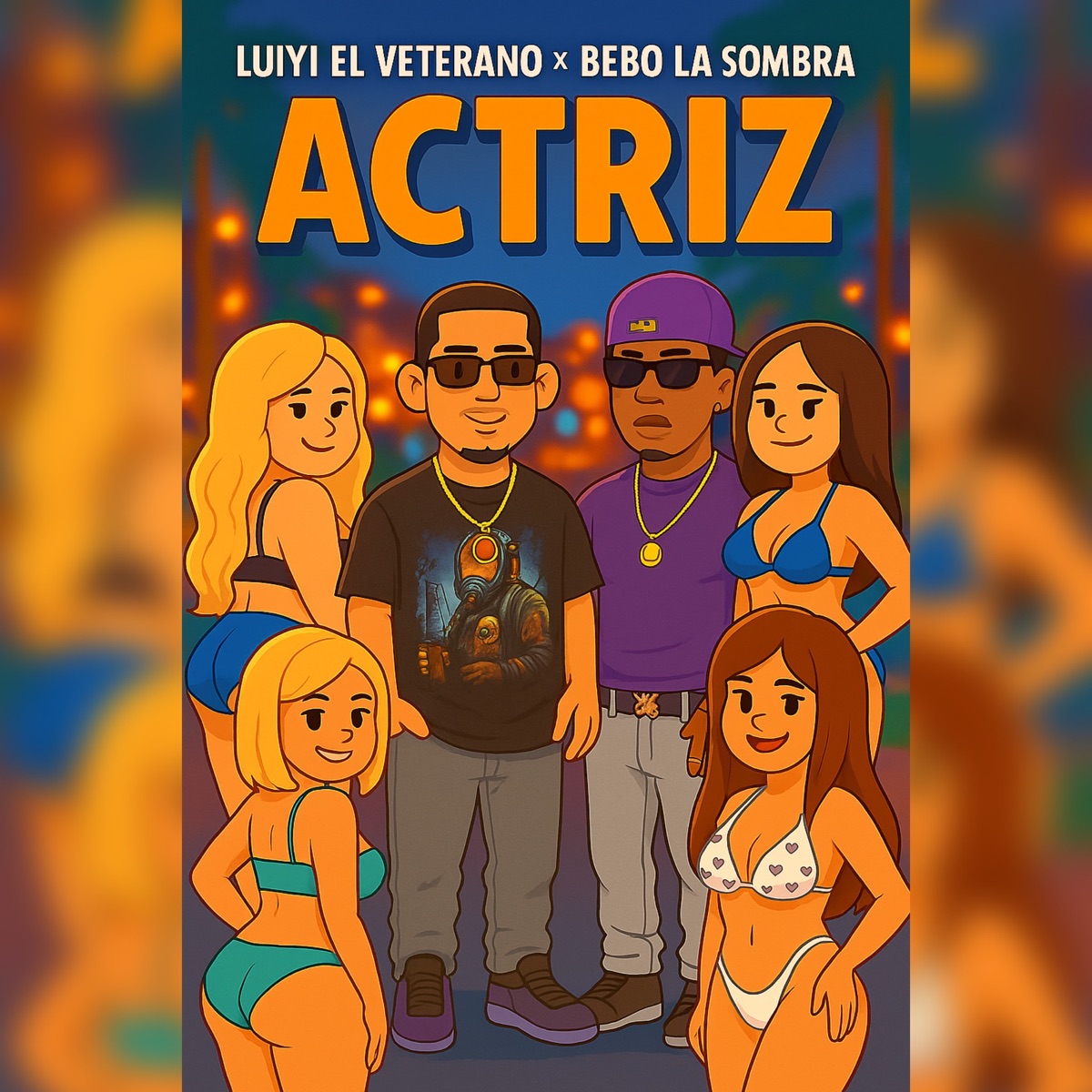 Actriz - Single by Luiyi el Veterano & Bebo La Sombra album cover