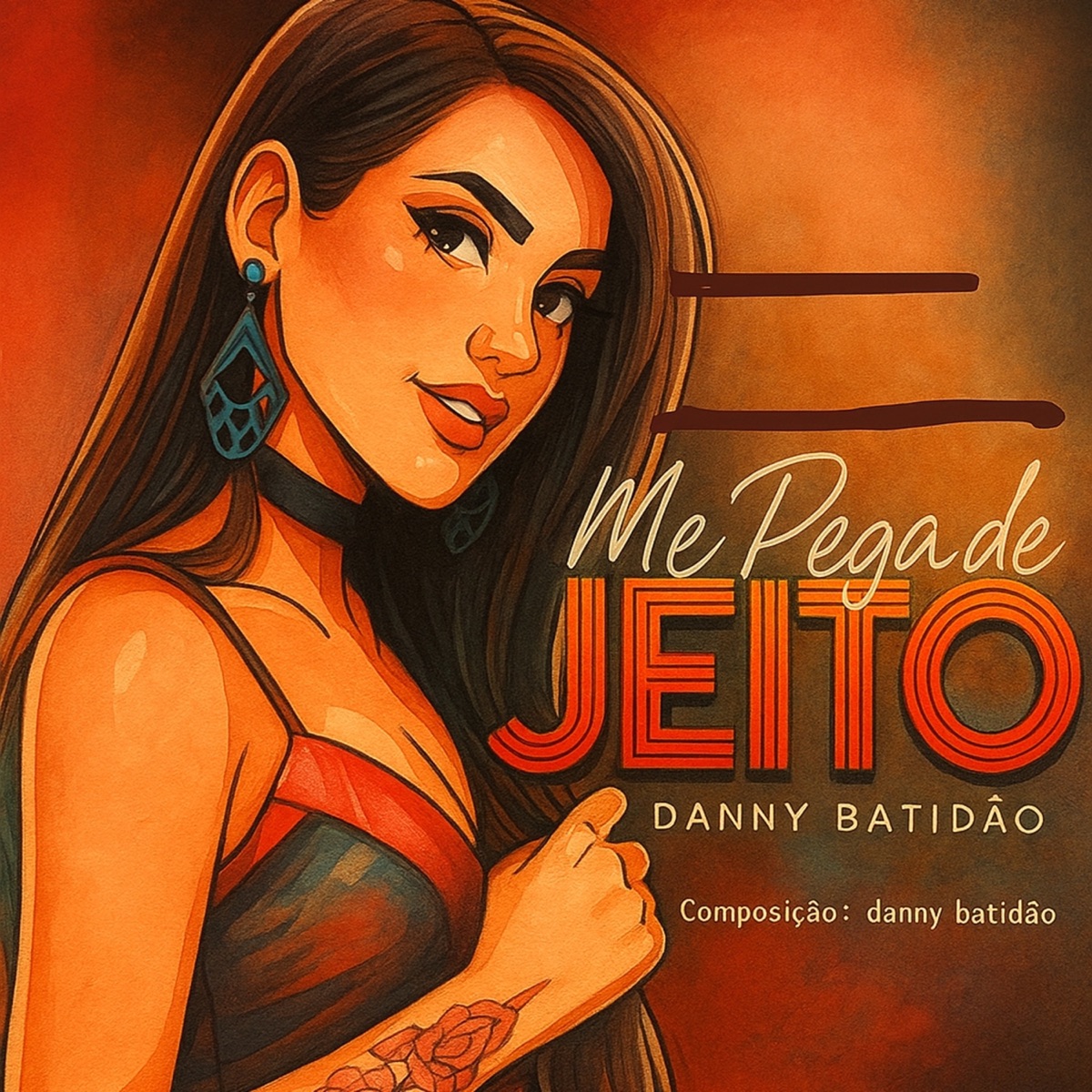 Me Pega de Jeito - Single by Danny Batidão Ofc album cover