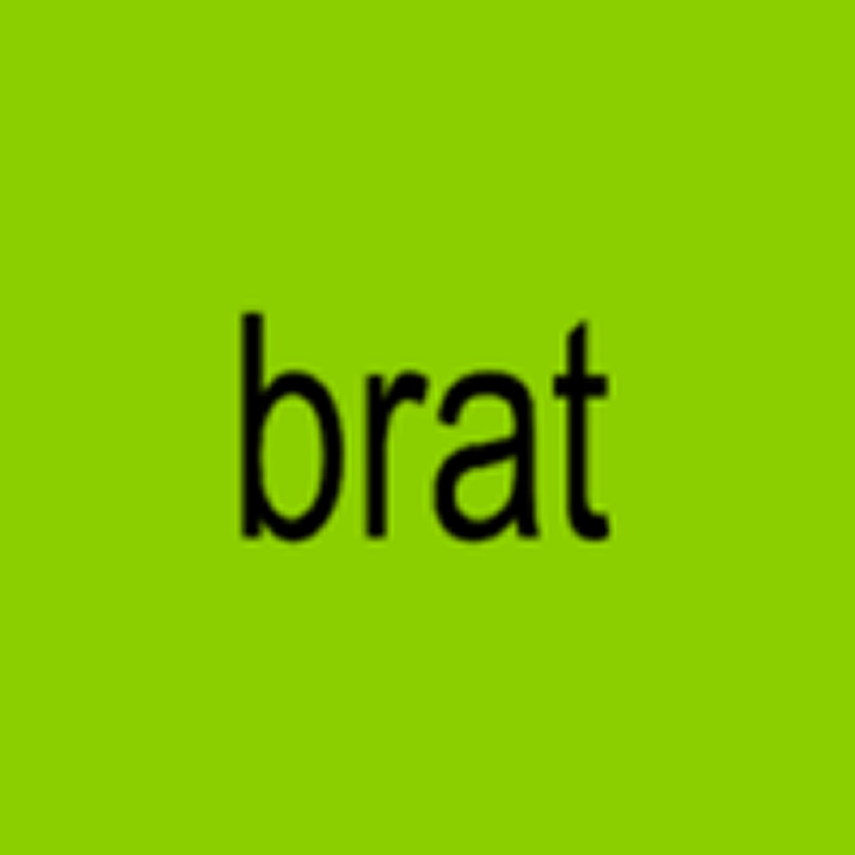 BRAT by Charli xcx album cover artwork
