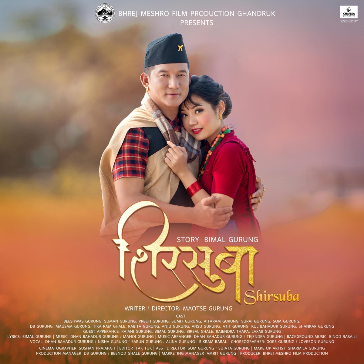 Tela Tina Shirsuba Gurung Film (feat. Sarun Gurung & Nisha Gurung) - Single by Beeshwas Gurung album cover