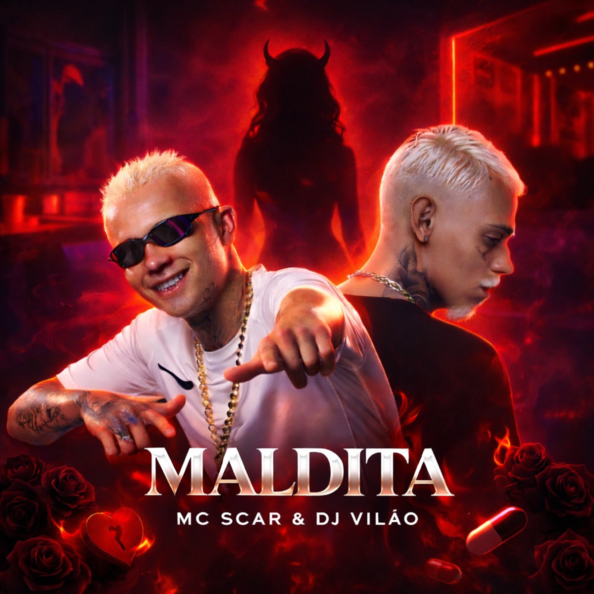 Maldita - Single by DJ VILÃO & MC Scar album cover