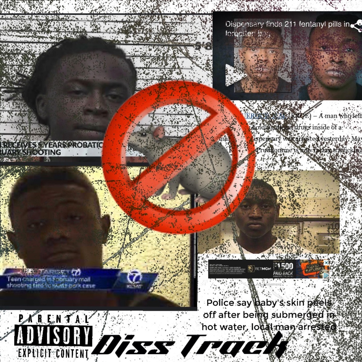 Diss Track (feat. Rats) - Single by Tha Ru album cover