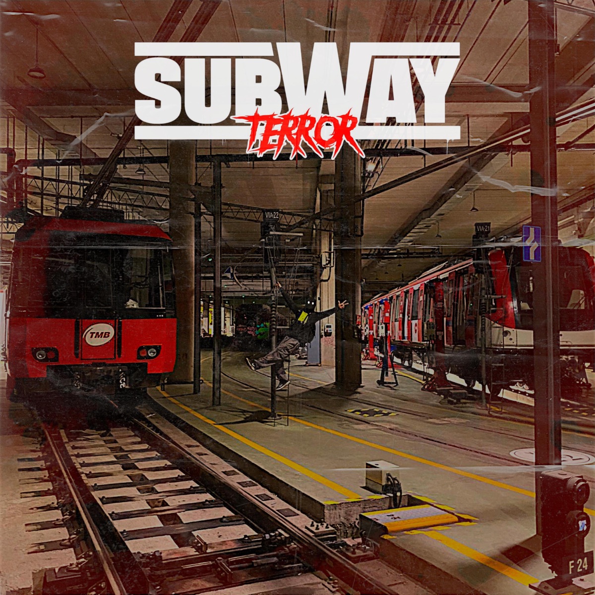 Tensión en las cocheras (feat. El Sicario) - Single by Subway Terror album cover