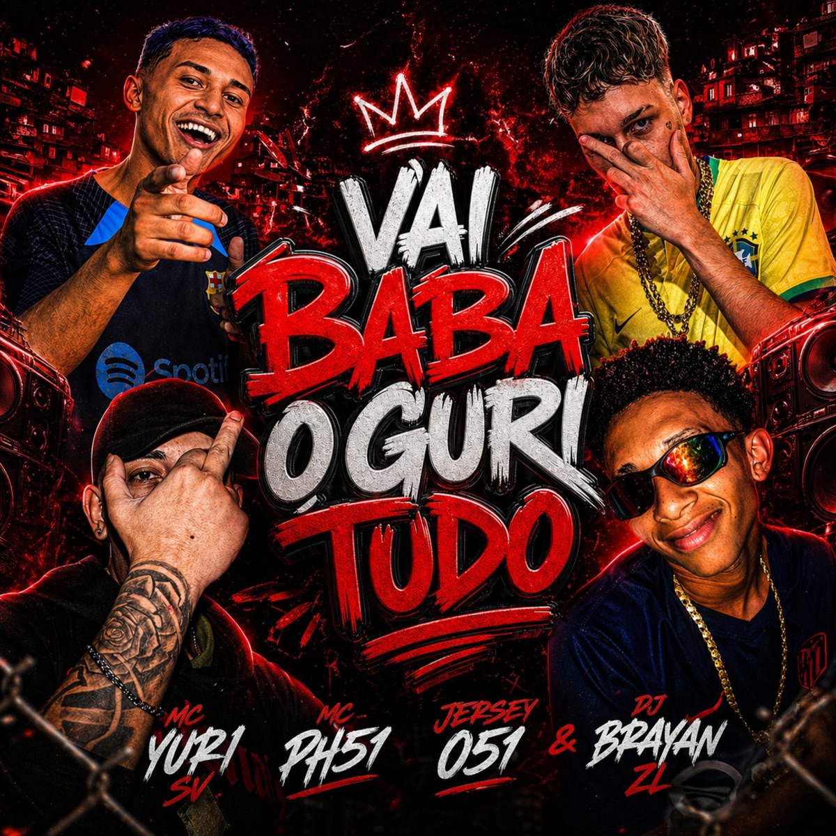 Vai Baba O Guri Tudo - Single by MC Yuri SV, MC PH51, JERSEY 051 & DJ Brayan ZL album cover