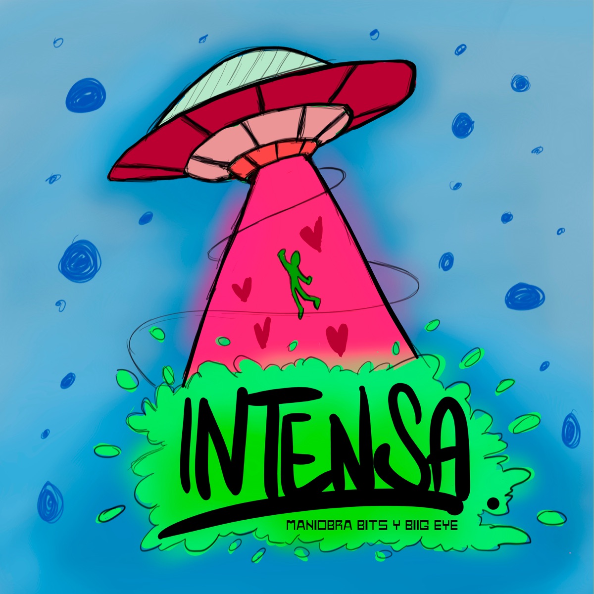 Intensa - Single by Maniobra Bits & Biig Eye album cover