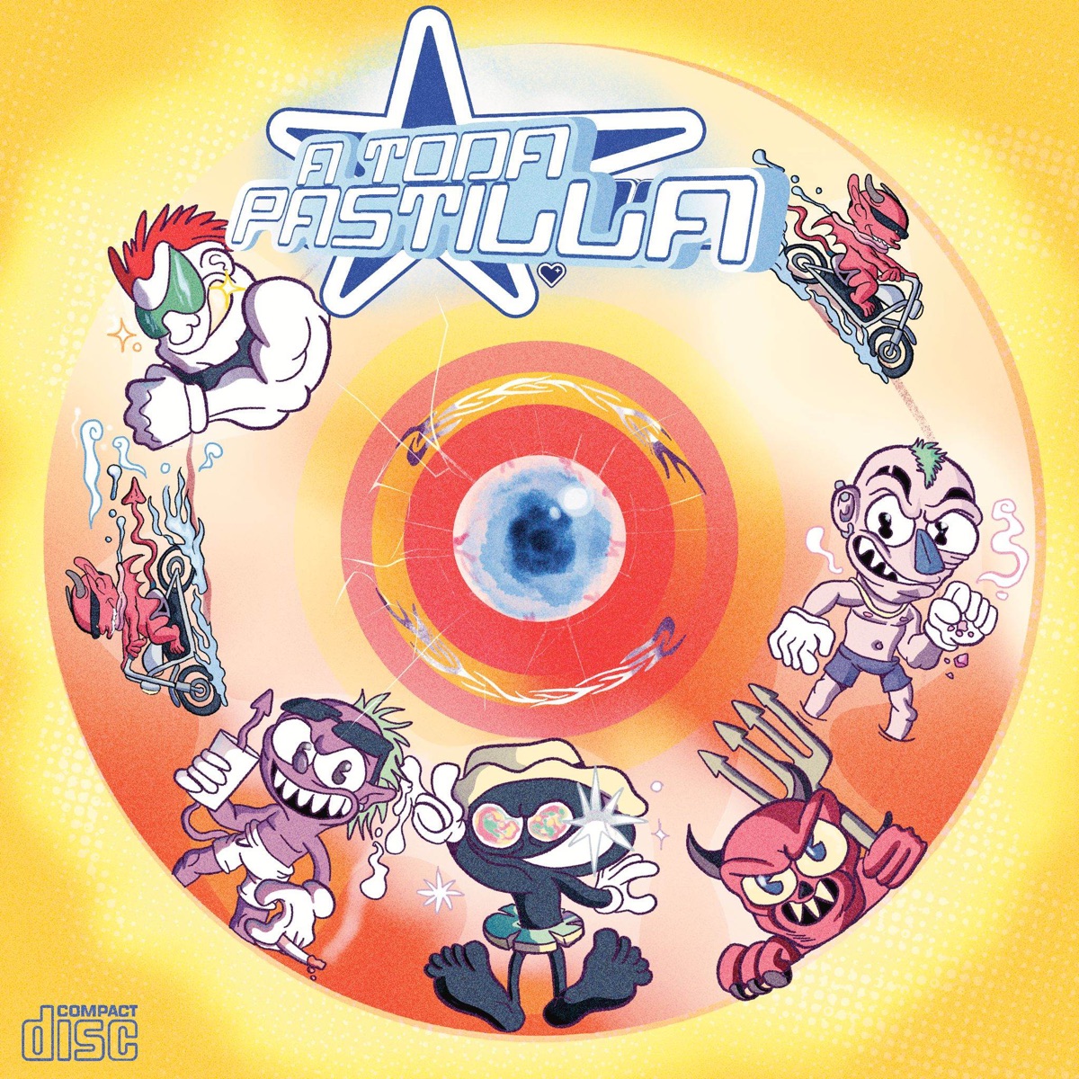 A TODA PASTILLA - EP by Imperial Blxndie & Iced Coffeeboy album cover