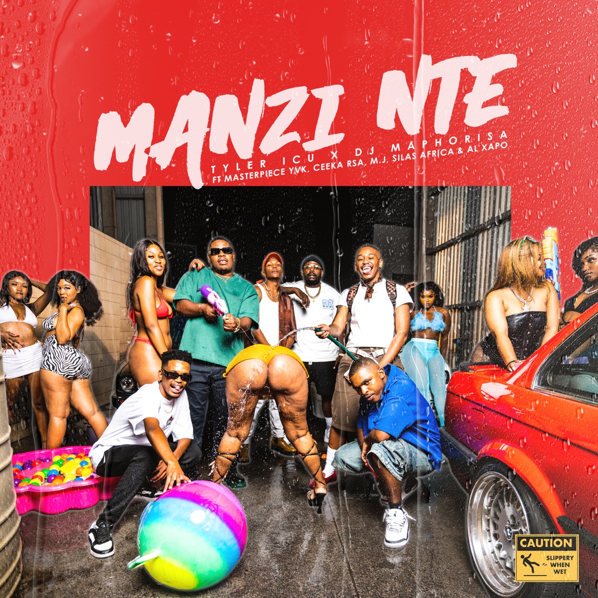 Manzi Nte (feat. Masterpiece YVK, Ceeka RSA, M.J, Silas Africa & Al Xapo) [Edit] - Single by Tyler ICU & DJ Maphorisa album cover
