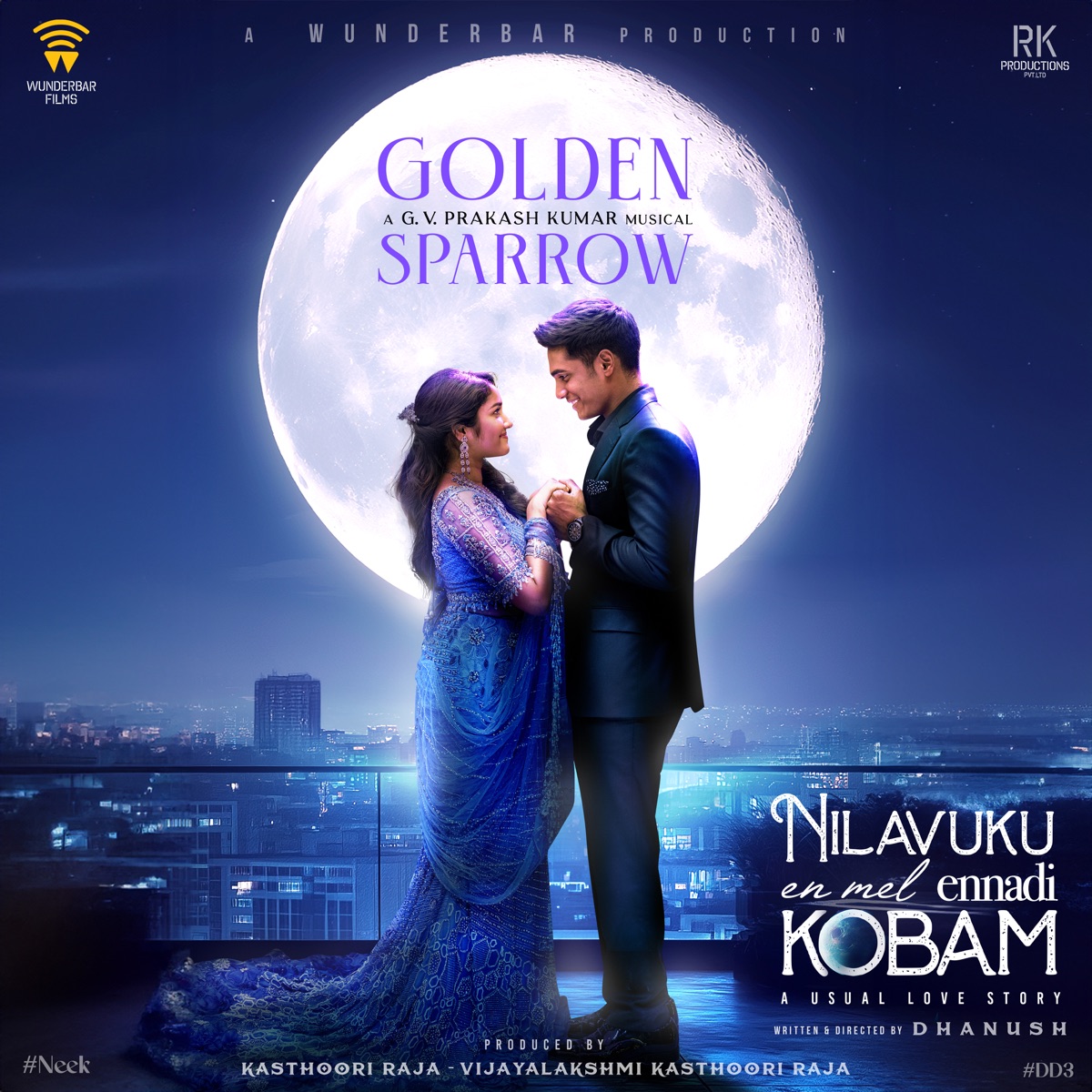 Golden Sparrow (From "Nilavuku En Mel Ennadi Kobam") - Single by G.V. Prakash Kumar & Arivu album cover
