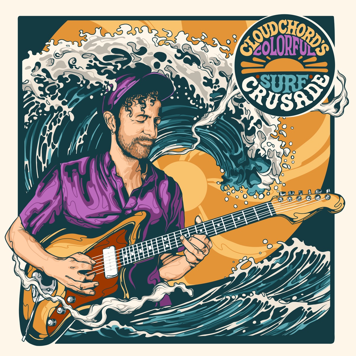 Cloudchord's Colorful Surf Crusade by Cloudchord & Cloudchord's Colorful Surf Crusade album cover