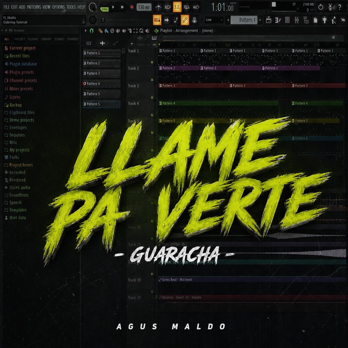 LLAME PA VERTE (GUARACHA) - Single by Agus Maldo album cover