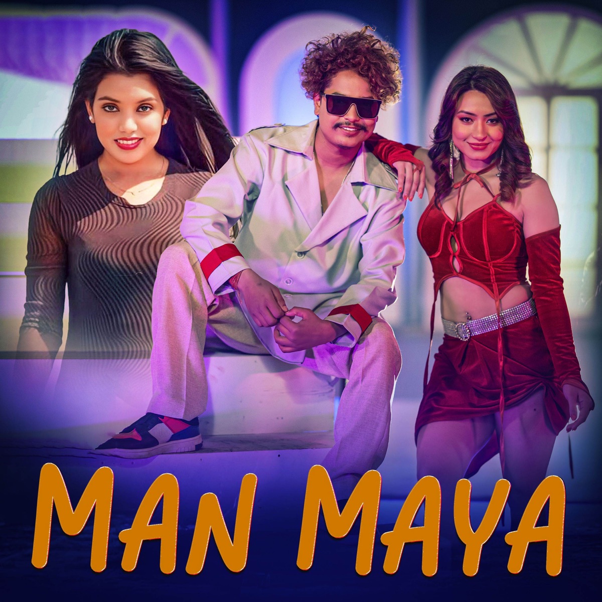 Man Maya (feat. Sunita Lamgod) - Single by Tanka Timilsina & Shanti Shree Pariyar album cover