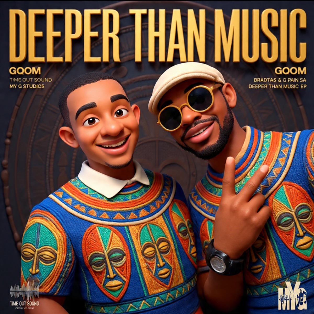 DEEPER THAN MUSIC EP (feat. G Pain Sa) by Bradtas album cover