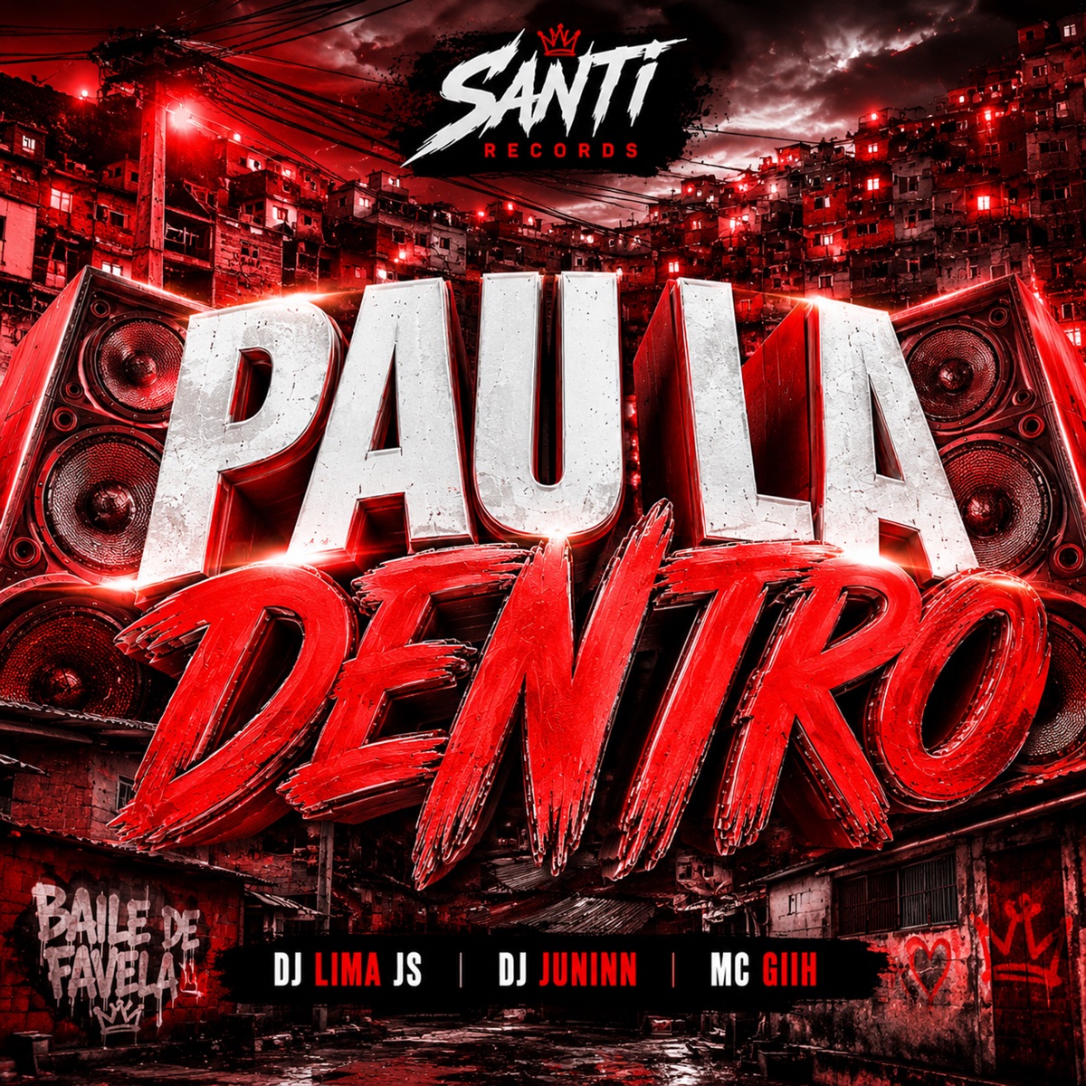 Pau Lá Dentro - Single by Dj Lima JS, Mc Giih & DJ JUNINN album cover