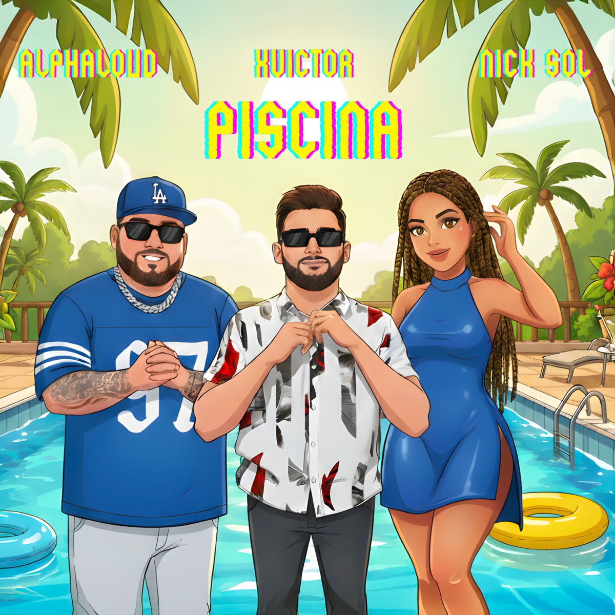 Piscina - Single by Alphaloud, XVictor & Nick Sol album cover