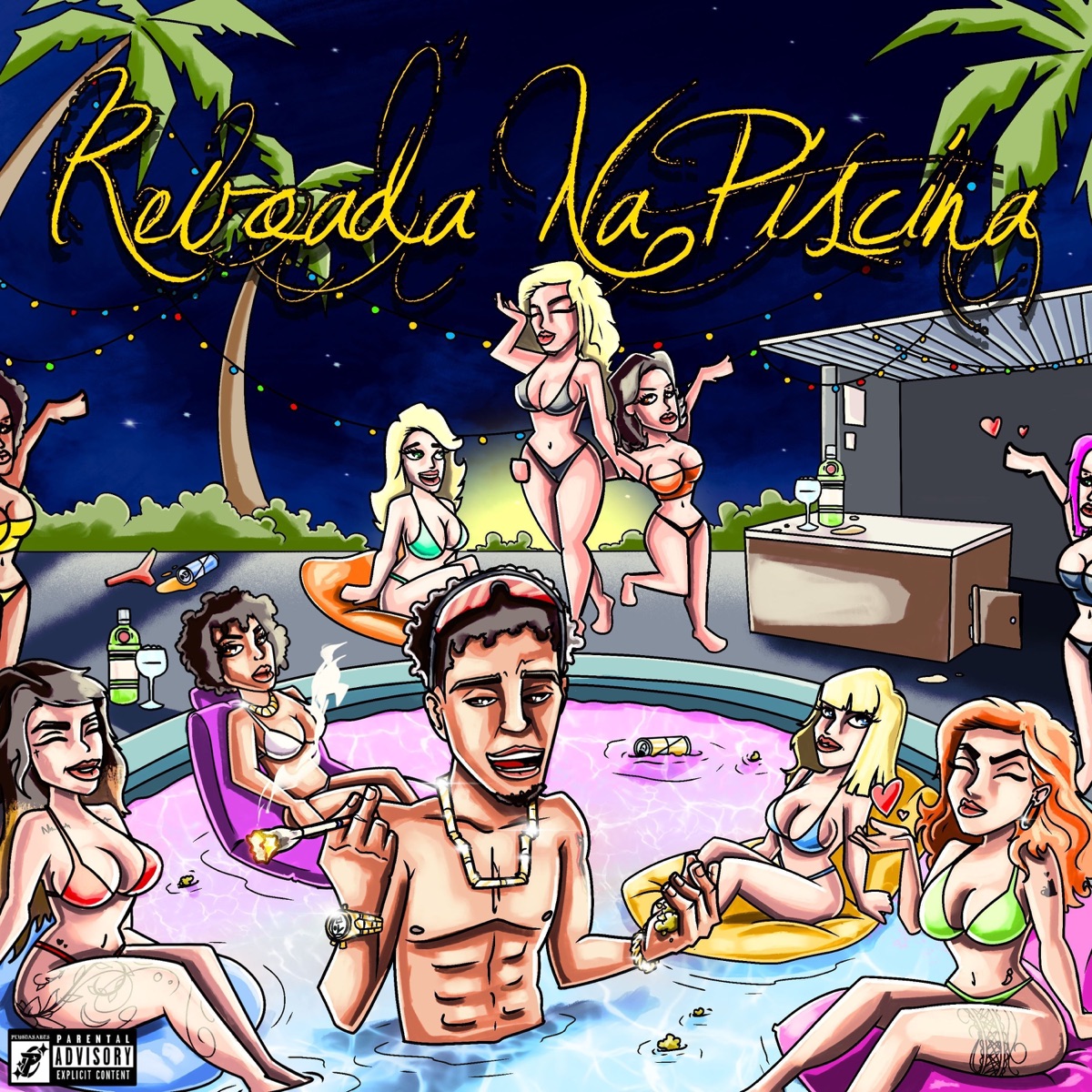 Revoada na Piscina - Single by Mc Ricke album cover