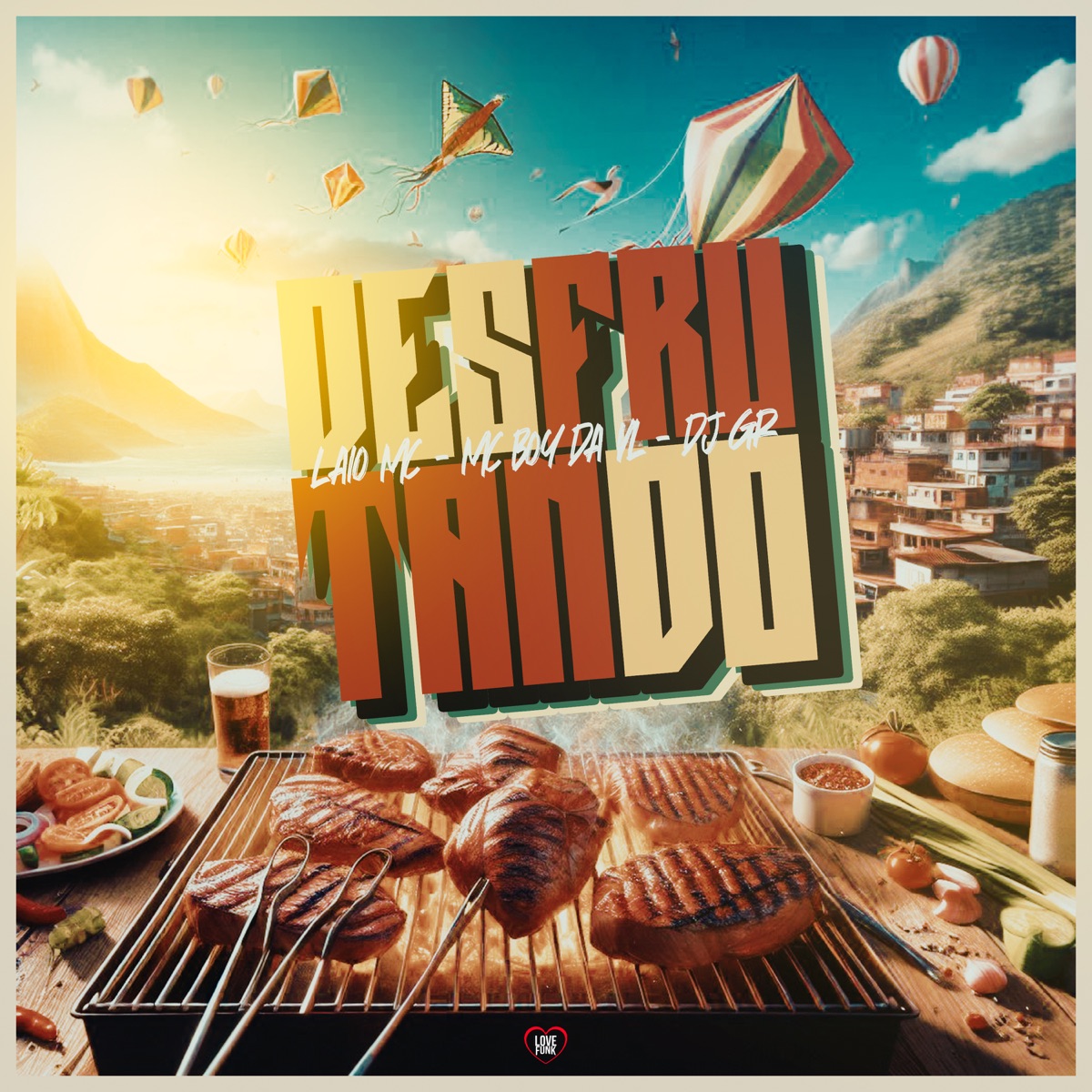 Desfrutando - Single by DJ GR, MC BOY DA VL & LAIO MC album cover