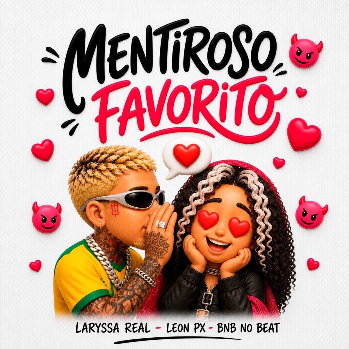 Mentiroso Favorito - Single by LEON PX & Laryssa Real album cover