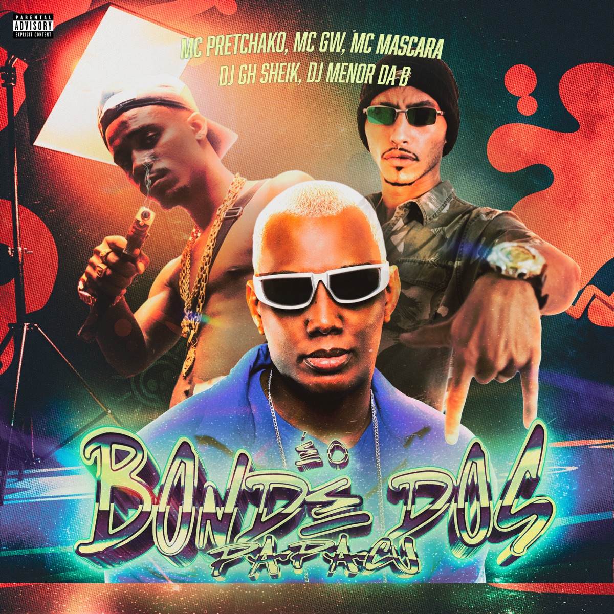 É o Bonde dos Papacu (feat. Mc Mascara) - Single by Mc Gw, DJ GH Sheik, DJ MENOR DA B & Mc Pretchako album cover