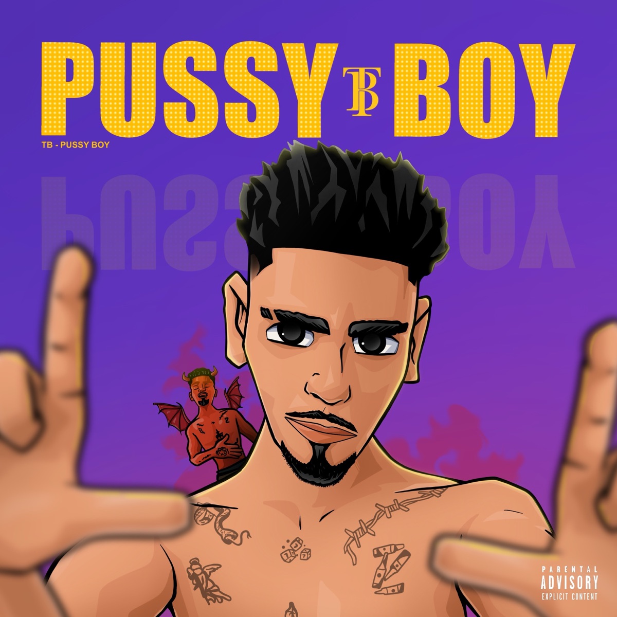 PUS$Y BOY - Single by TB album cover