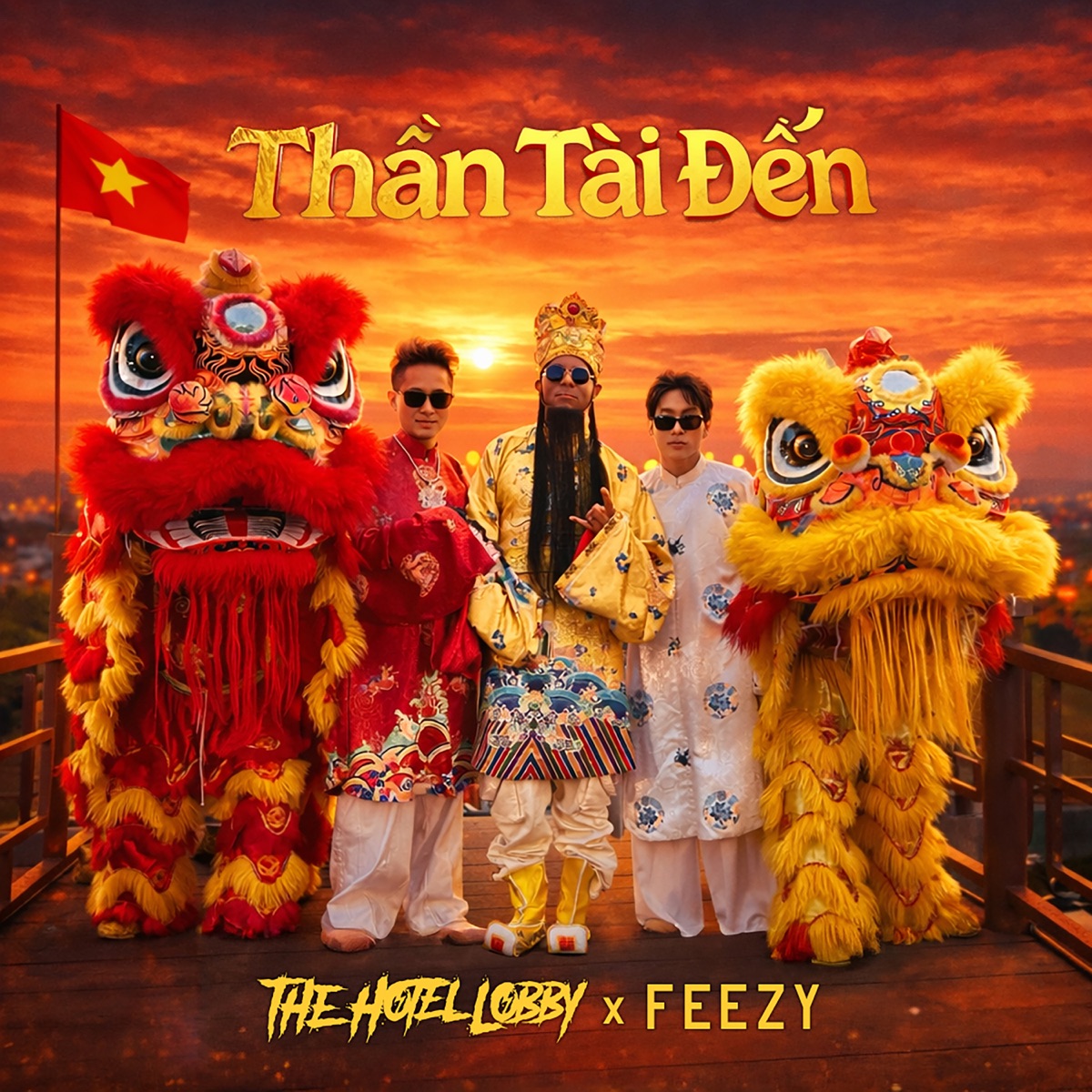 Thần Tài Đến (Remix) - Single by THE HOTEL LOBBY & FEEZY album cover