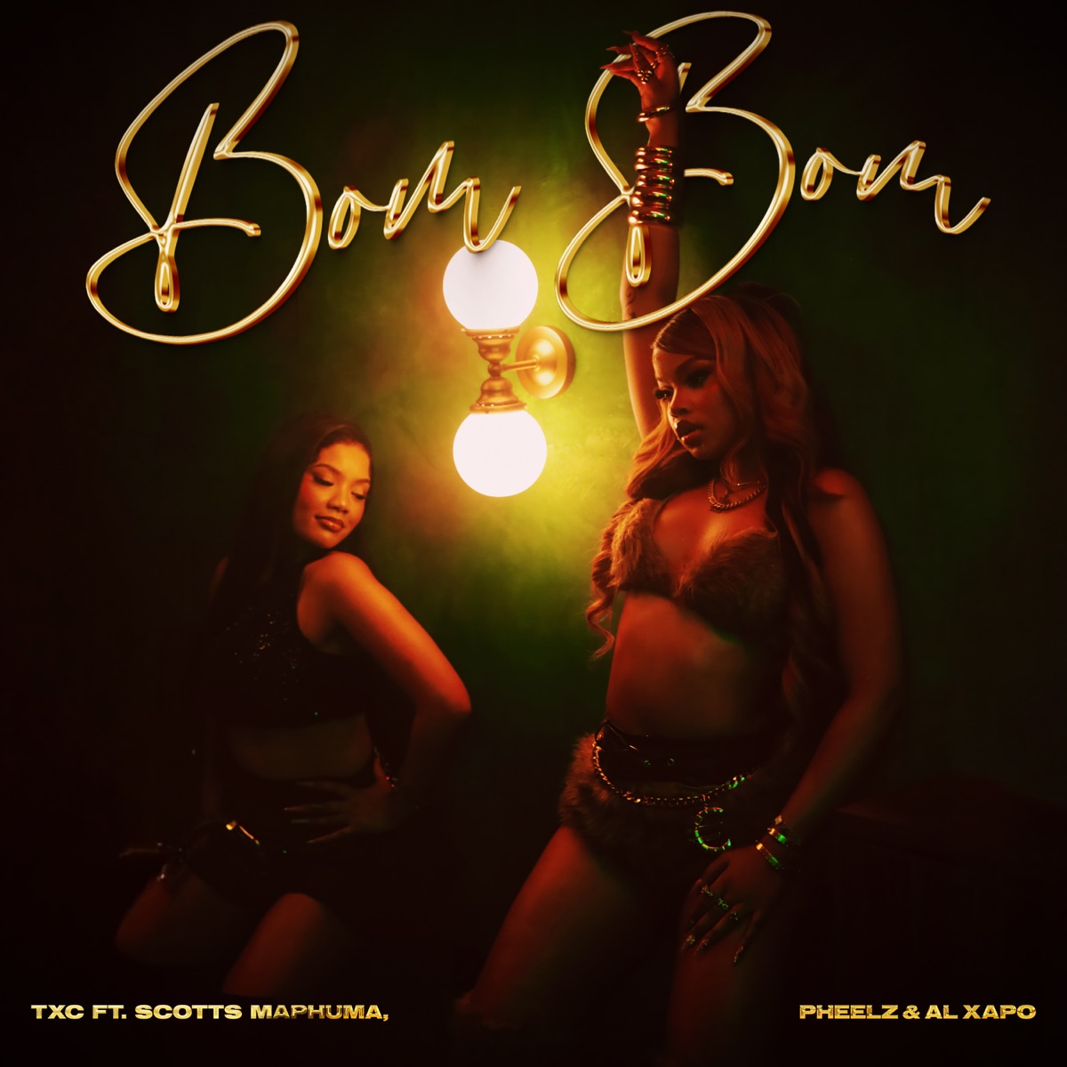 Bom Bom (Shoni Kompo) [feat. Al Xapo] by TxC, Pheelz & Scotts Maphuma album cover