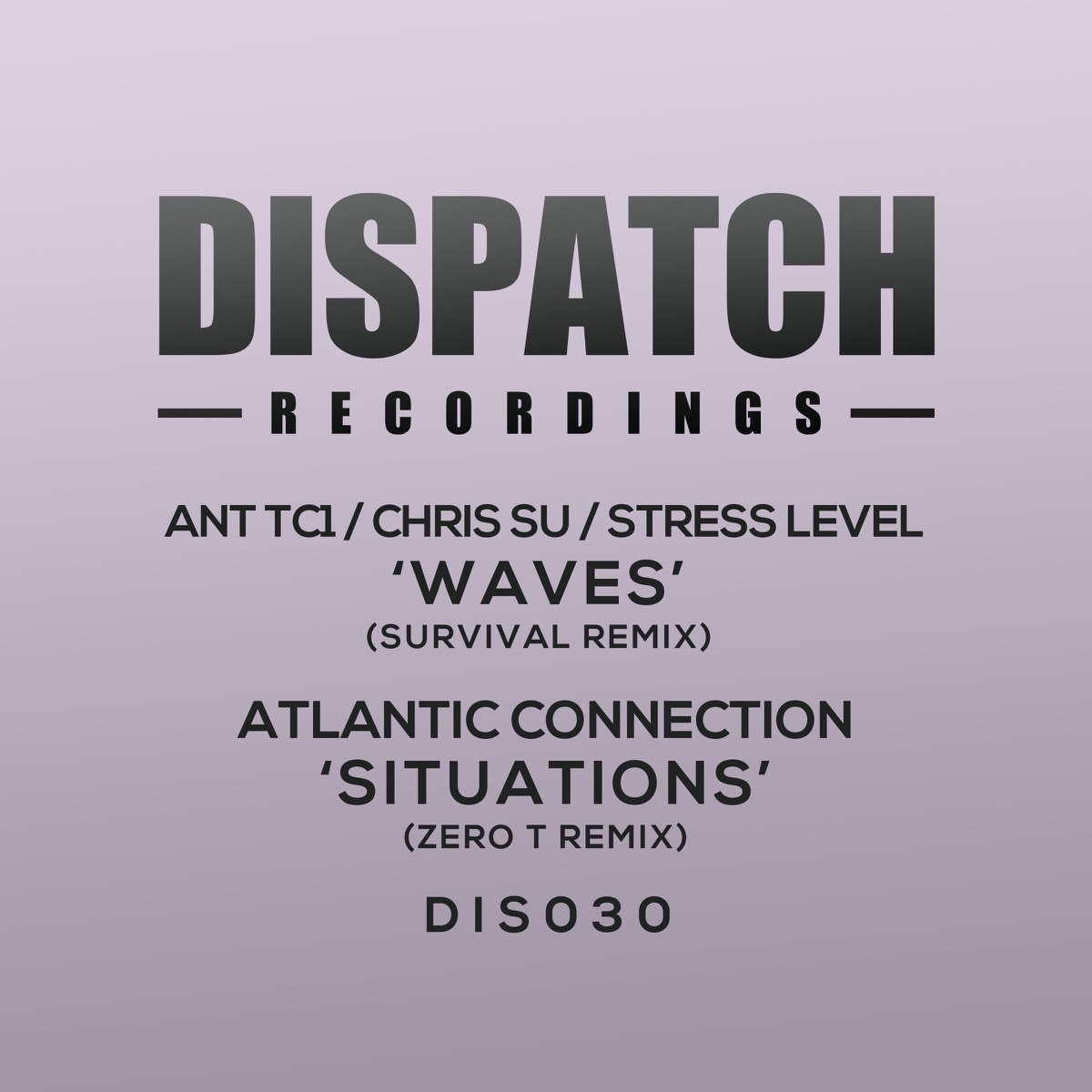 Waves / Situations - Single by Ant TC1, Chris.SU, Stress Level & Atlantic Connection album cover