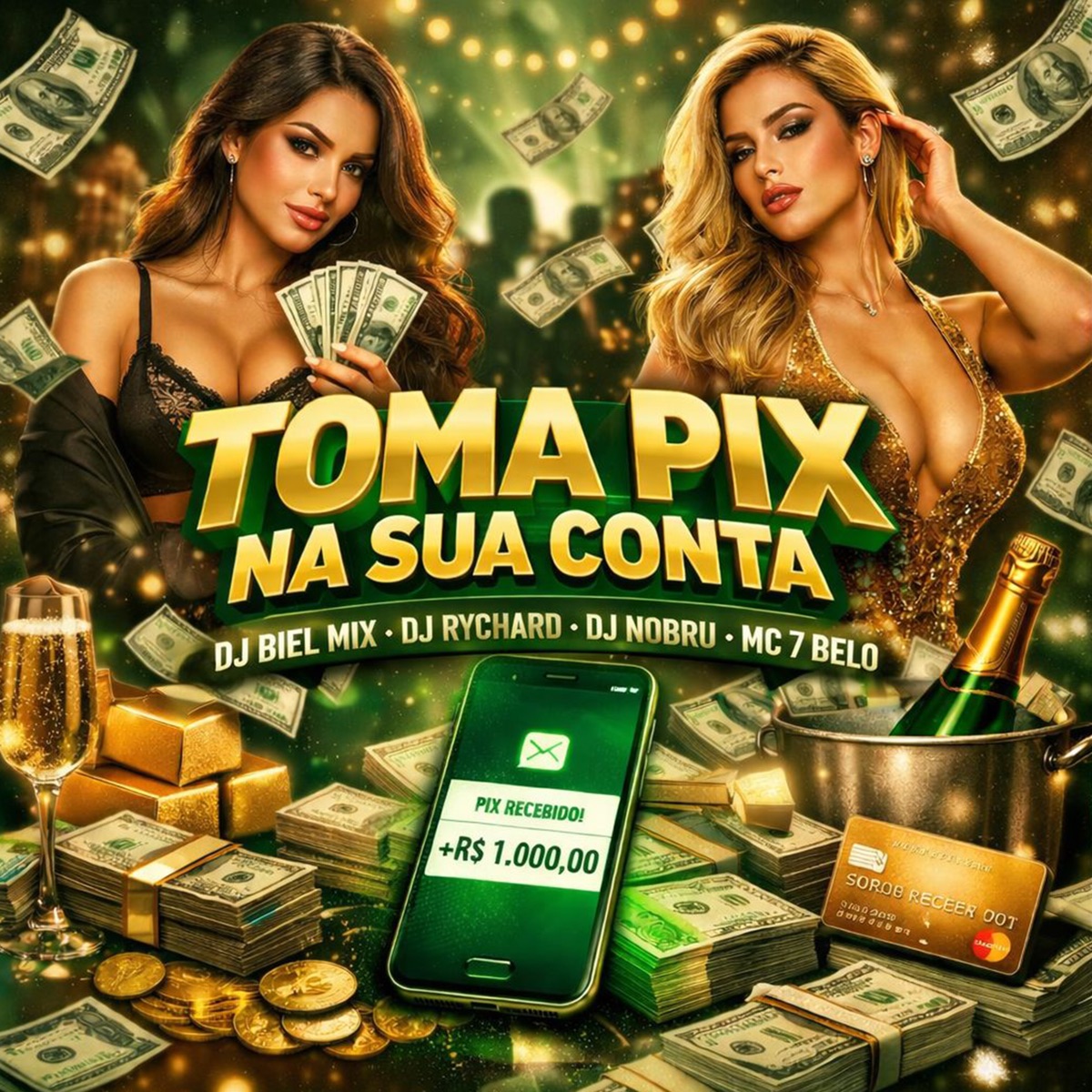 Toma Pix na Sua Conta - Single by DJRychard, Mc 7Belo, DJ Biel Mix & DJ Nobru album cover