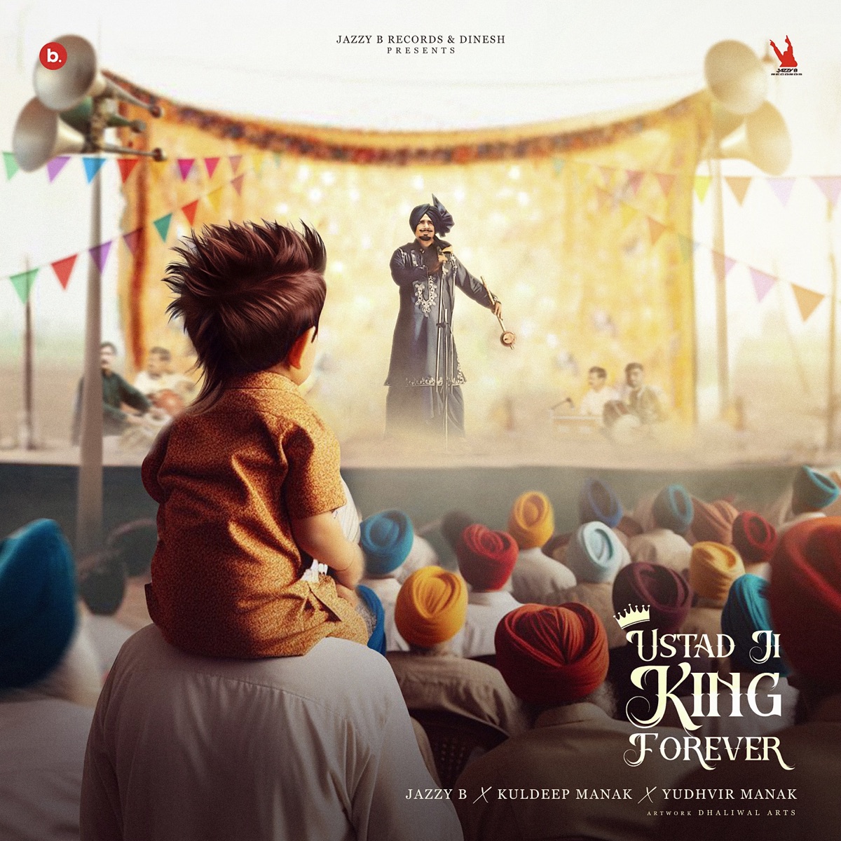 Ustad Ji King Forever by Jazzy B album cover